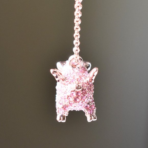 kate spade | imagination flying pig necklace - Picture 3 of 5